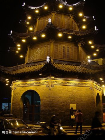 扬州古塔图片