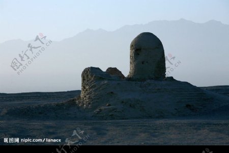 新疆米兰古城遗址之二图片