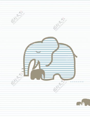 大象图案设计图片