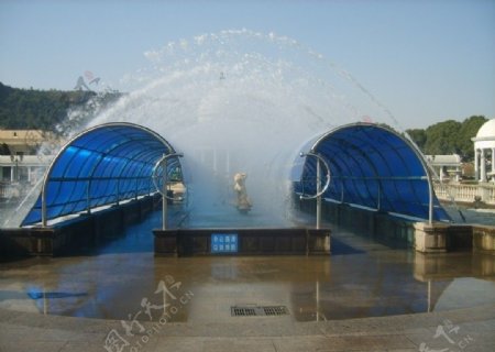 苏州乐园喷泉图片