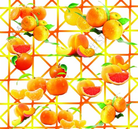 橙子花型图片
