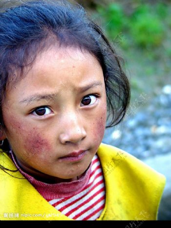 藏族女孩儿图片