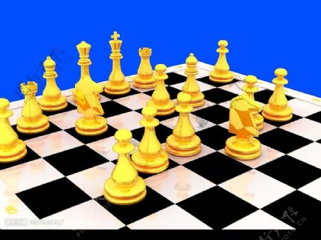 黄金国家象棋图片