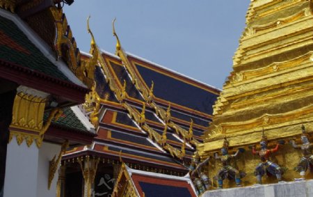 泰国佛教寺院寺院大皇宫图片