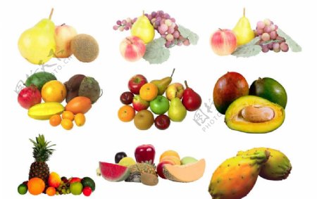 水果背景分层图片