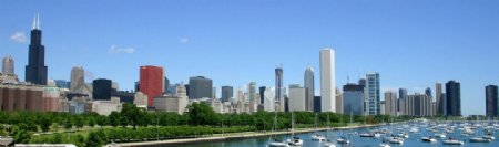 芝加哥密歇根湖图片