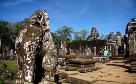 柬埔寨巴戎寺图片
