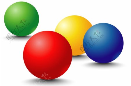 彩色圆球图片