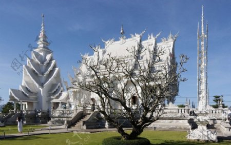 泰国清莱白龙寺图片