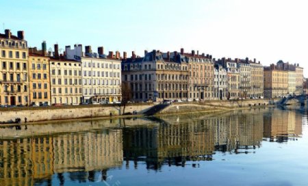里昂市内一景图片