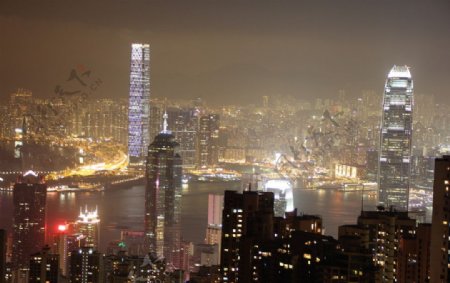 香港太平山俯瞰图片