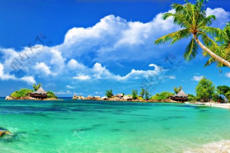 马尔代夫的海边图片