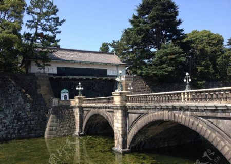 日本东京皇居二重桥图片