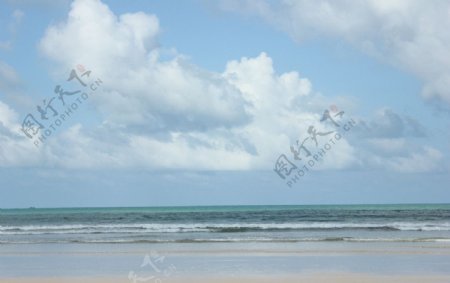 普及岛沙滩风景图片