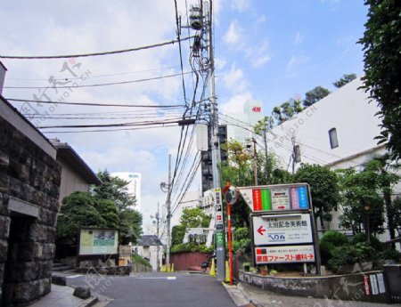 日本小街道图片