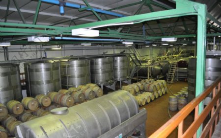 南非大廉斯坦夏葡萄酒庄园葡萄酒生产线图片