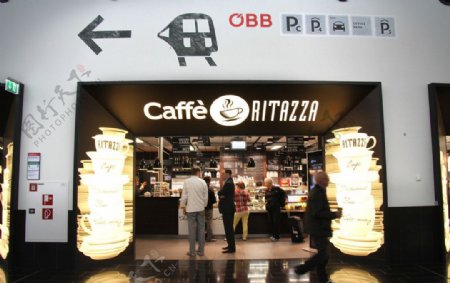 奥地利维也纳机场咖啡图片