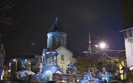 第比利斯风雪夜图片