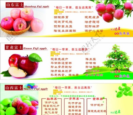 富士苹果功效健康图片