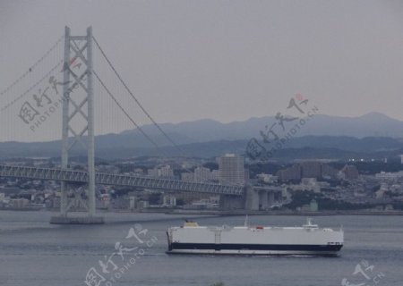 日本明石大桥图片