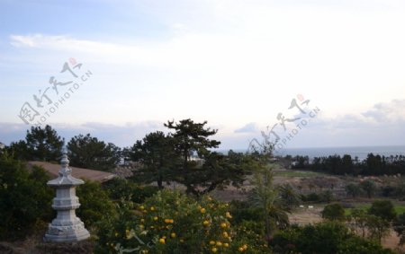 韩国药泉寺前图片