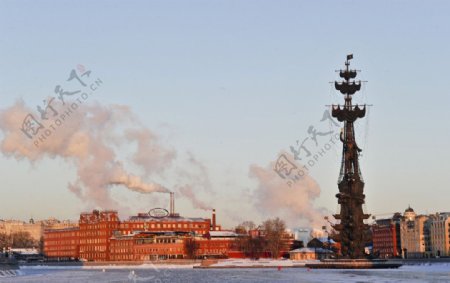 莫斯科河之冬图片