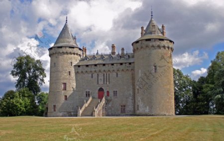 法国古城堡图片