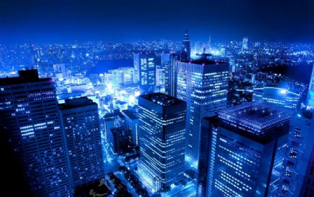 日本夜景图片
