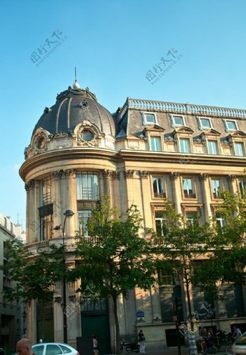 巴黎巴黎街頭的建築图片