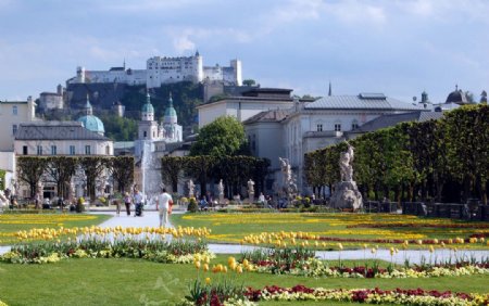 萨尔茨堡米拉贝尔宫花园图片