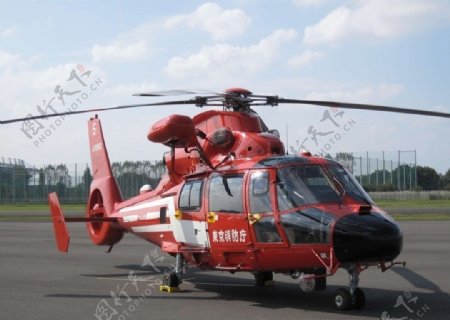 日本东京的消防直升飞机图片