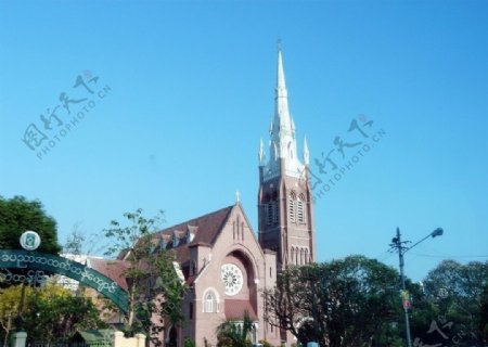缅甸仰光教堂图片