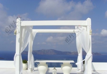 圣托里尼小岛希腊图片