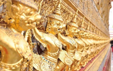泰国佛像群图片