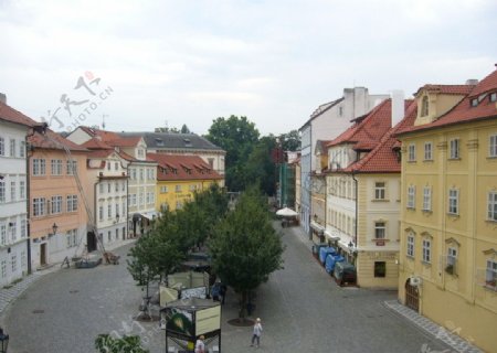 捷克布拉格童话街景图片