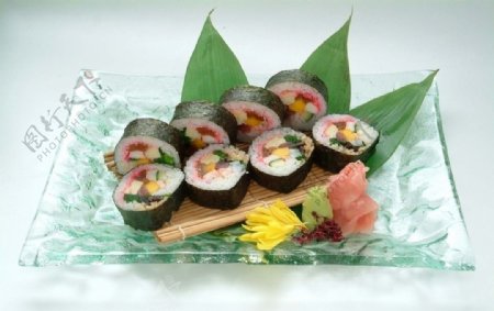 日本美味金枪鱼手卷图片