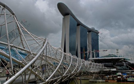 新加坡滨海湾金沙酒店式赌场图片