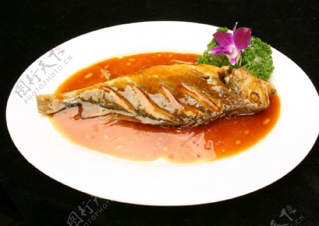 红烧黄花鱼图片