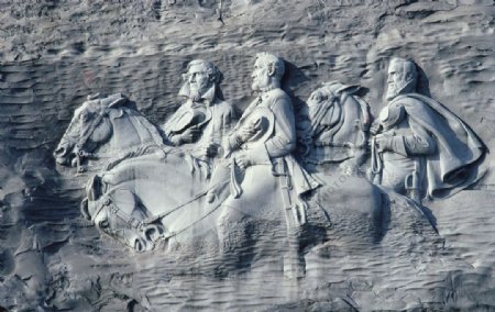 美国总统骑马雕塑图片