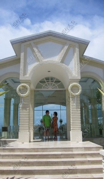 巴厘岛玻璃教堂图片