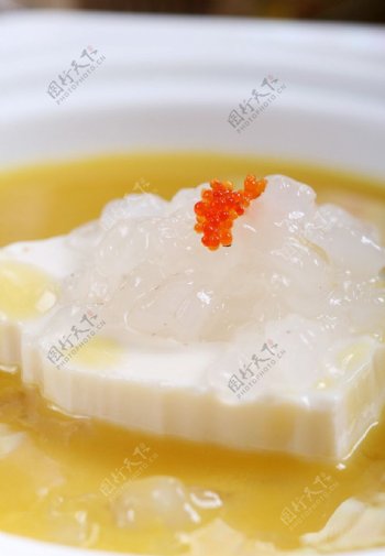 金汤雪蛤豆腐图片