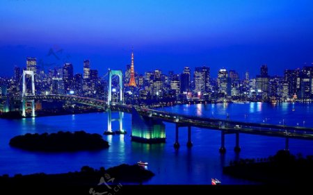 東京御台場夜景图片
