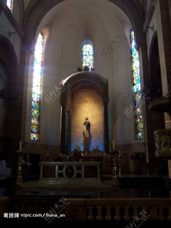 马尼拉大教堂内部图片