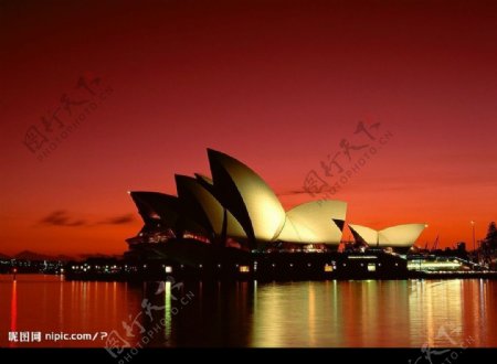 黄昏的悉尼图片