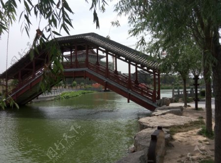 大宋御河的木桥图片