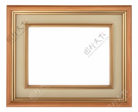 金色木纹画框相框油画框图片