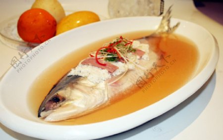 酒香蒸鲥鱼图片