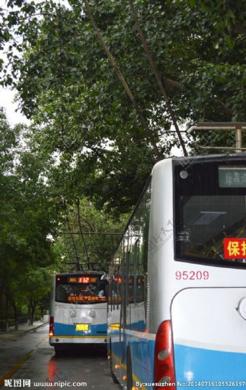 北京电车图片