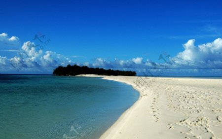 浅滩海岛摩西海道图片