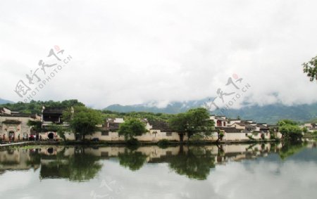 宏村外景图片